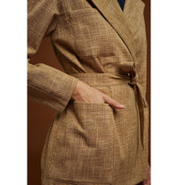 BEIGE CHINE _ Veste Farrouche en coton - Beige chine