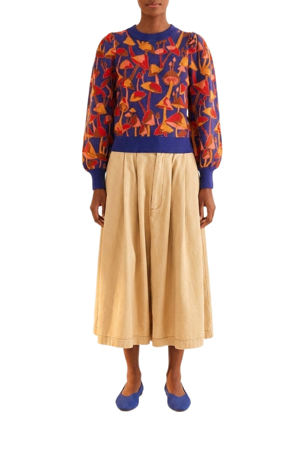 Pull Mushroom Sketch en maille - Multicolore