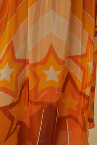 Robe midi Grandient - Orange