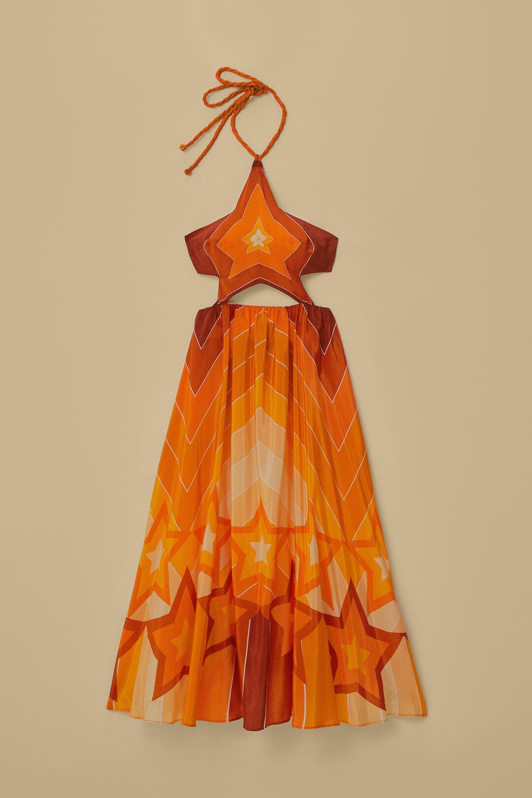 Robe midi Grandient - Orange