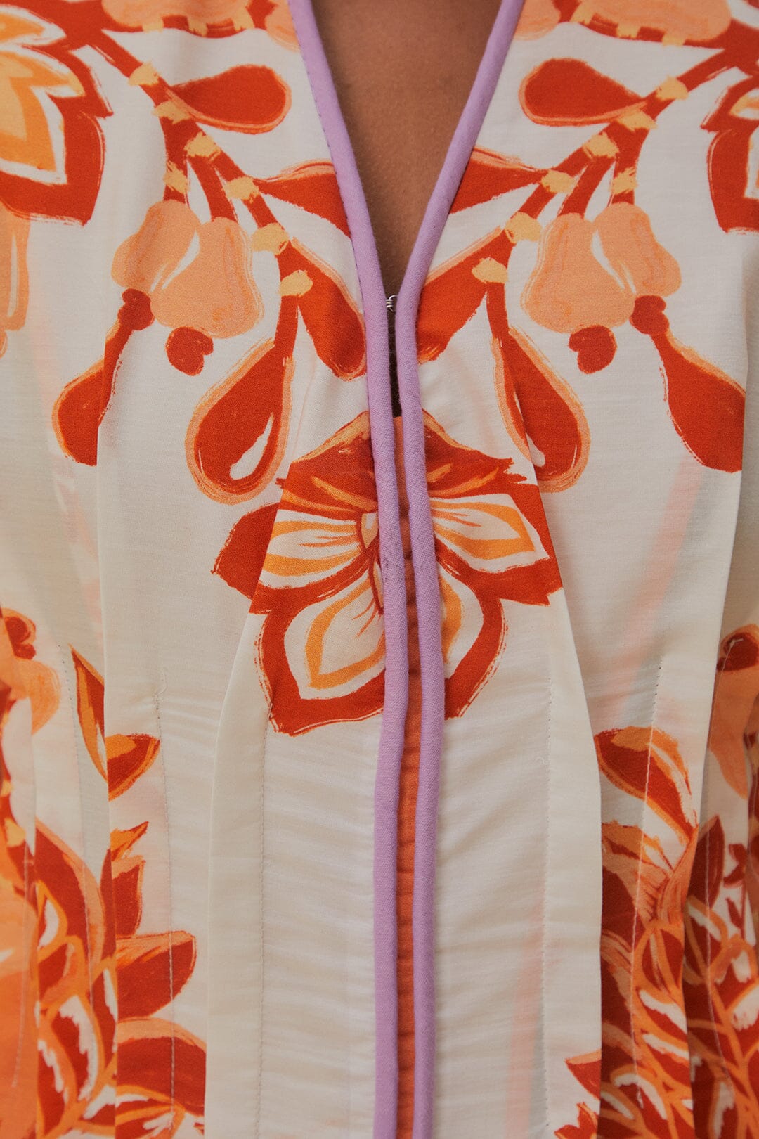 DJV_Aura Orange Robes midi - Aura Orange