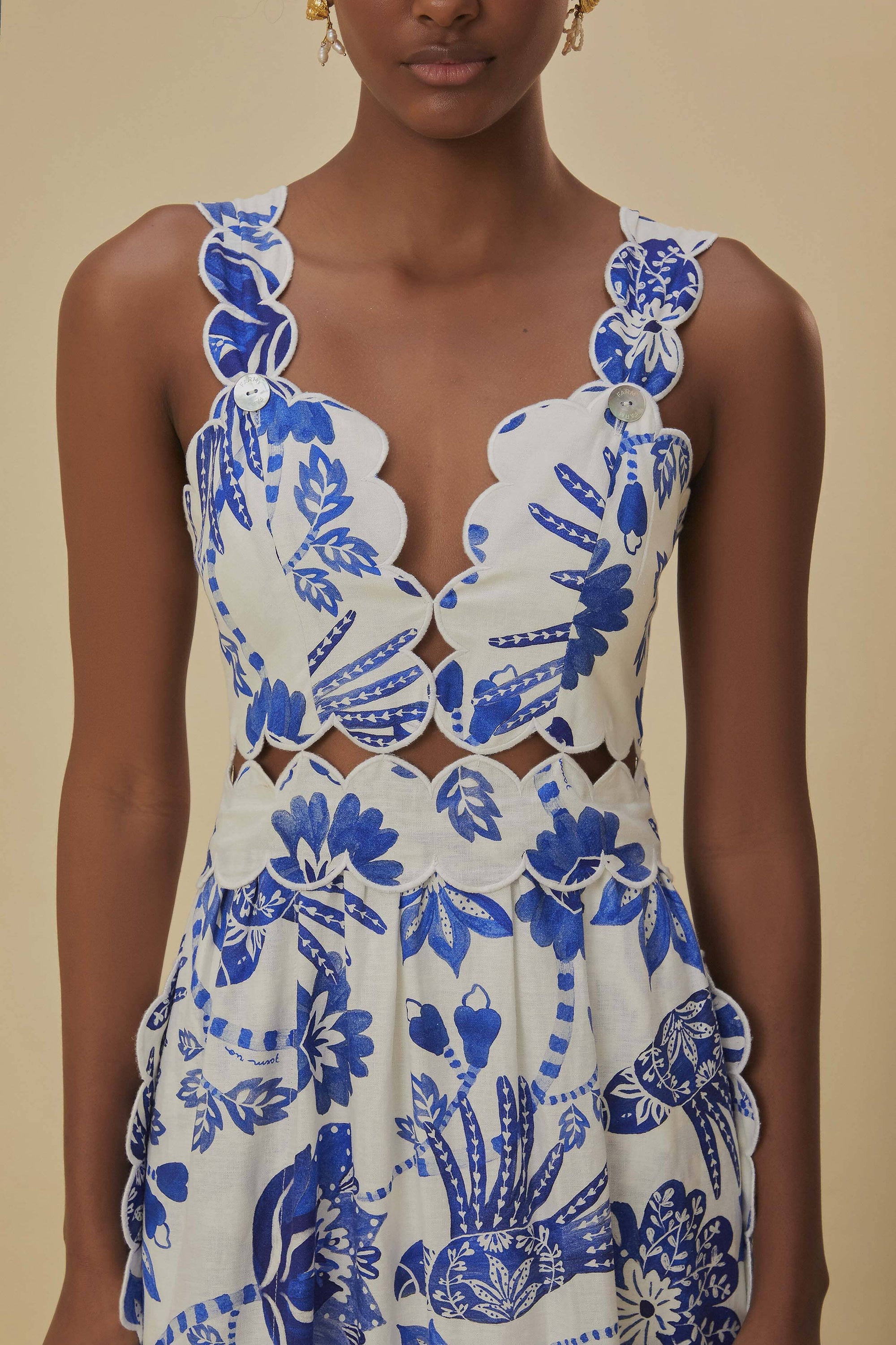 NEW_Flowerful Birds Off White Robes midi - Flowerful Birds Off White