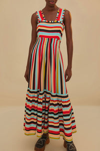 Color Stripes Robe midi - Color Stripes