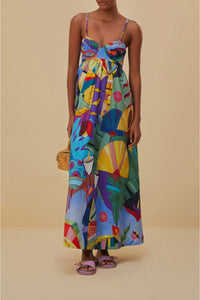 DJV_Tropical Scenario Multicolor Robes longues - Tropical Scenario Multicolor