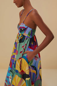 DJV_Tropical Scenario Multicolor Robes longues - Tropical Scenario Multicolor