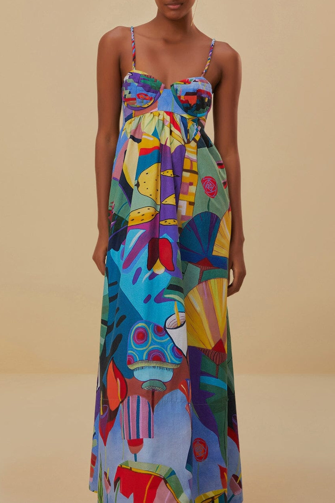 DJV_Tropical Scenario Multicolor Robes longues - Tropical Scenario Multicolor