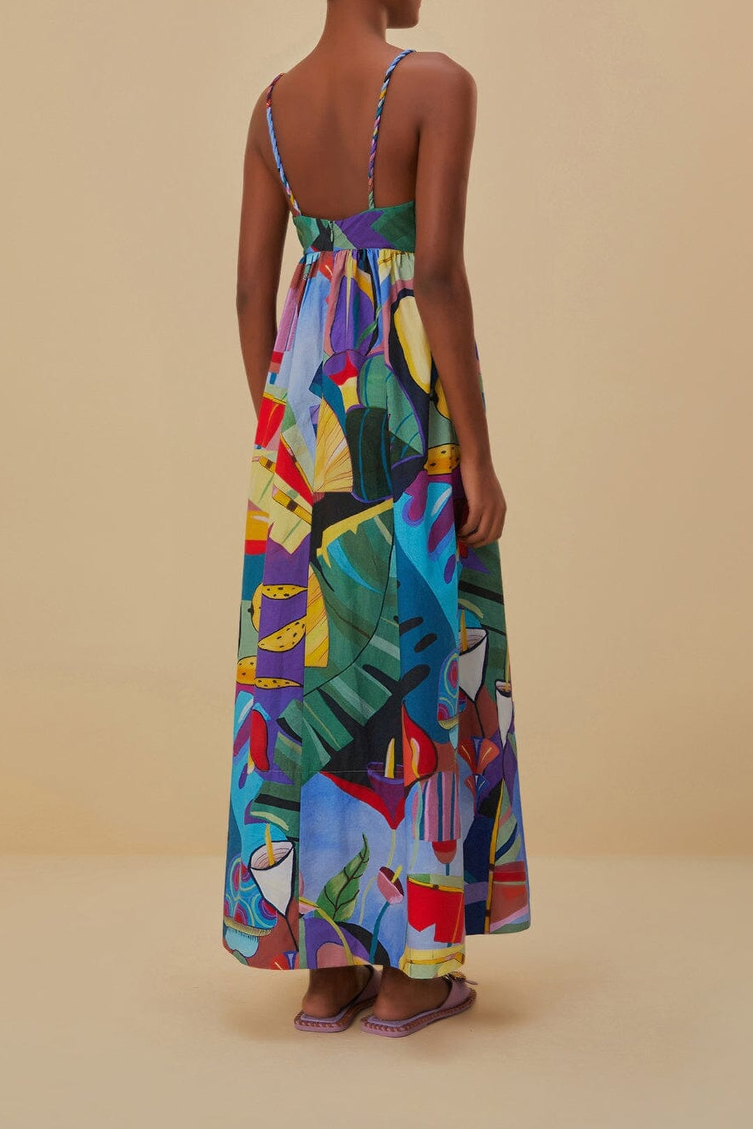 DJV_Tropical Scenario Multicolor Robes longues - Tropical Scenario Multicolor