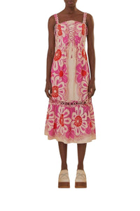Maia Off White Robe midi - Maia Off White