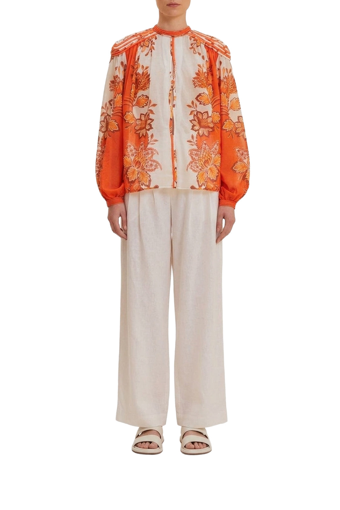 DJV_Aura Orange Chemises & Blouses - Aura Orange