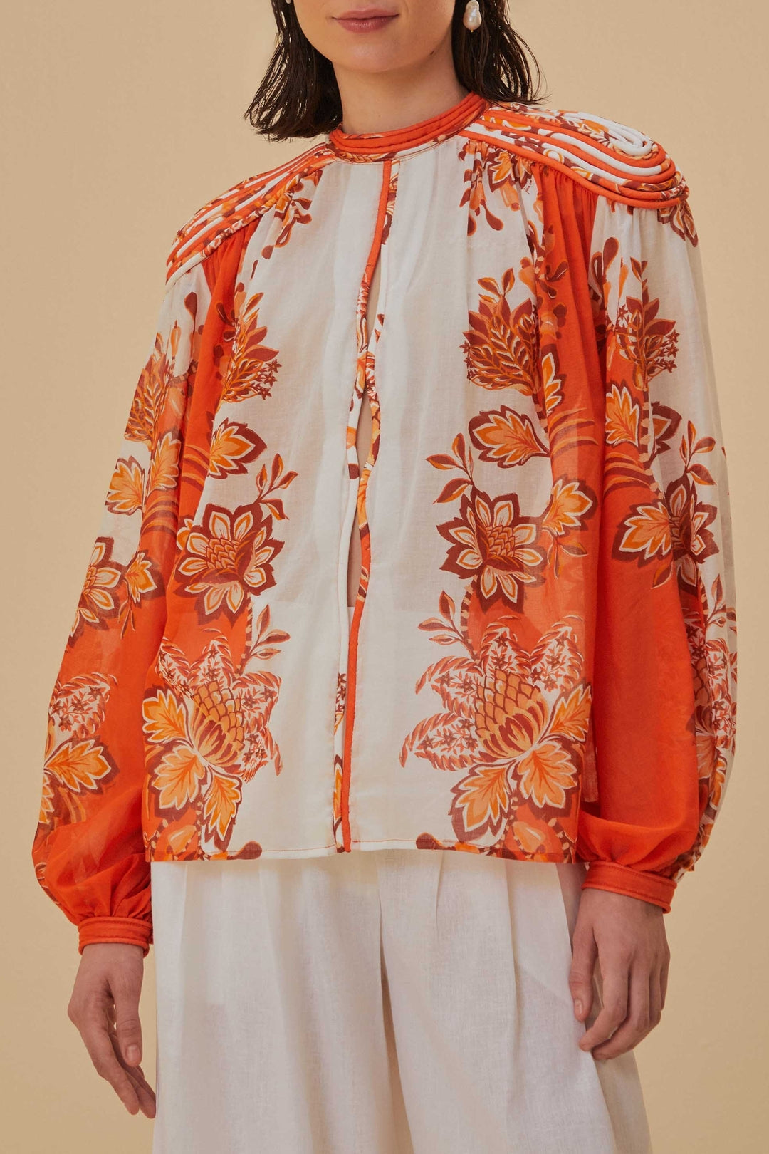 DJV_Aura Orange Chemises & Blouses - Aura Orange