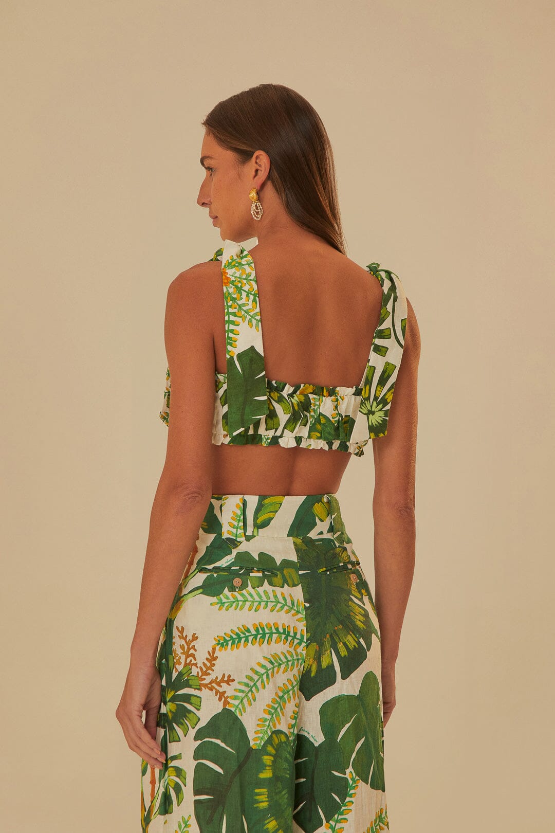 NEW_Tropical Forest Off White Tops & T-Shirts - Tropical Forest Off White