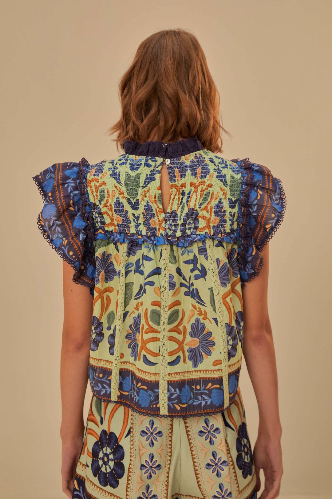 Blouse sans manches - Vert