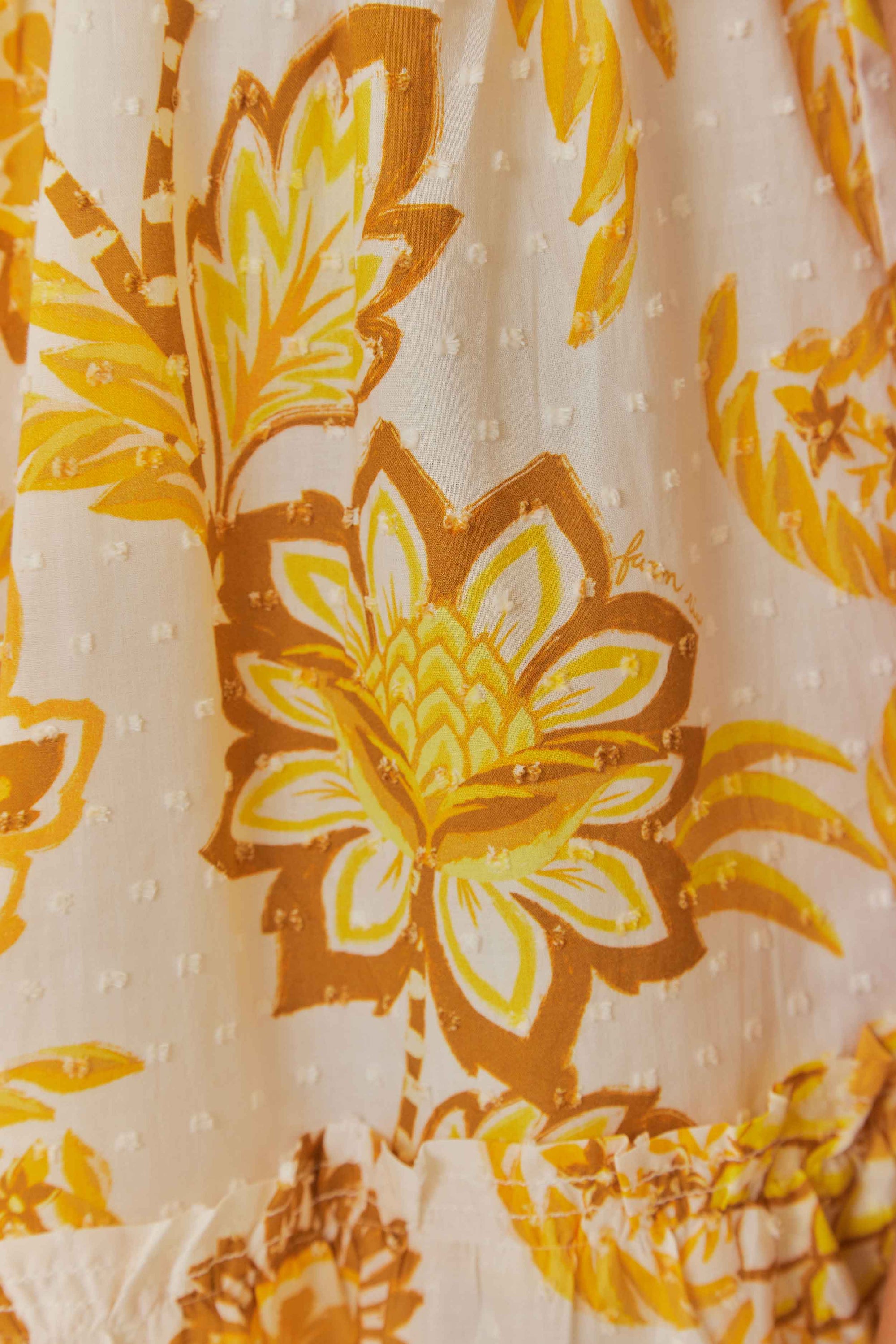 DJV_Floral Off White Robes courtes - Floral Off White