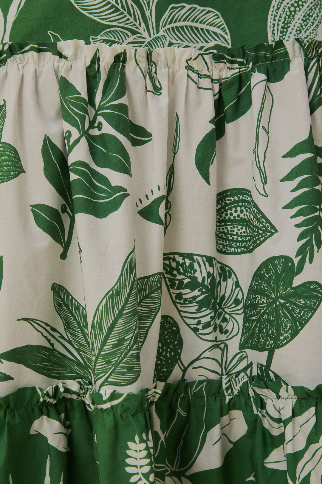 Robe longue Forest Soul Mix en coton - Vert