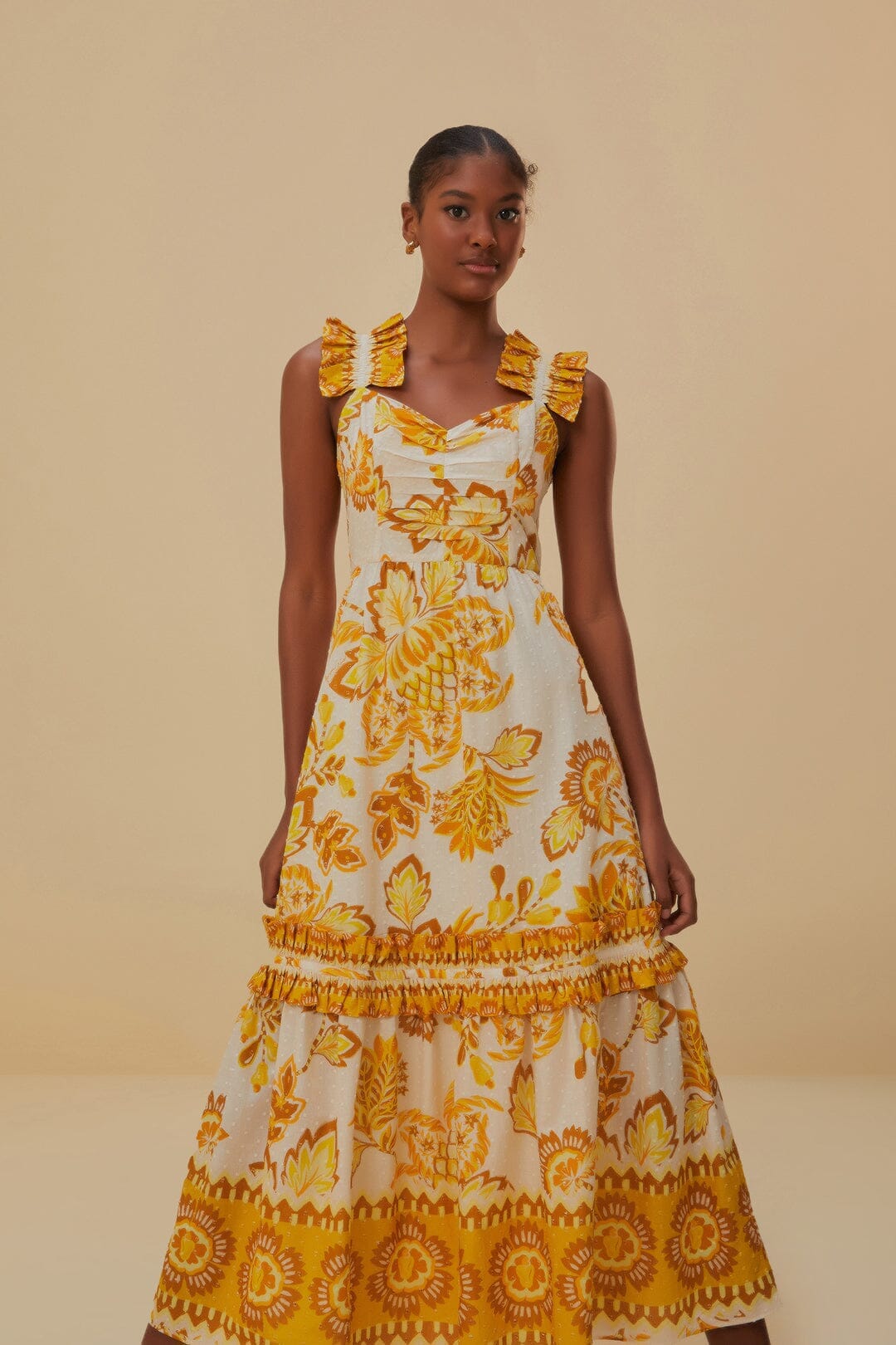 NEW_Floral Off White Robes midi - Floral Off White