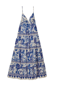 DJV_Flowerful Birds Off White Robes longues - Flowerful Birds Off White