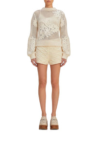 White Denim Short - White Denim