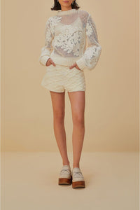 Short en crochet - Blanc