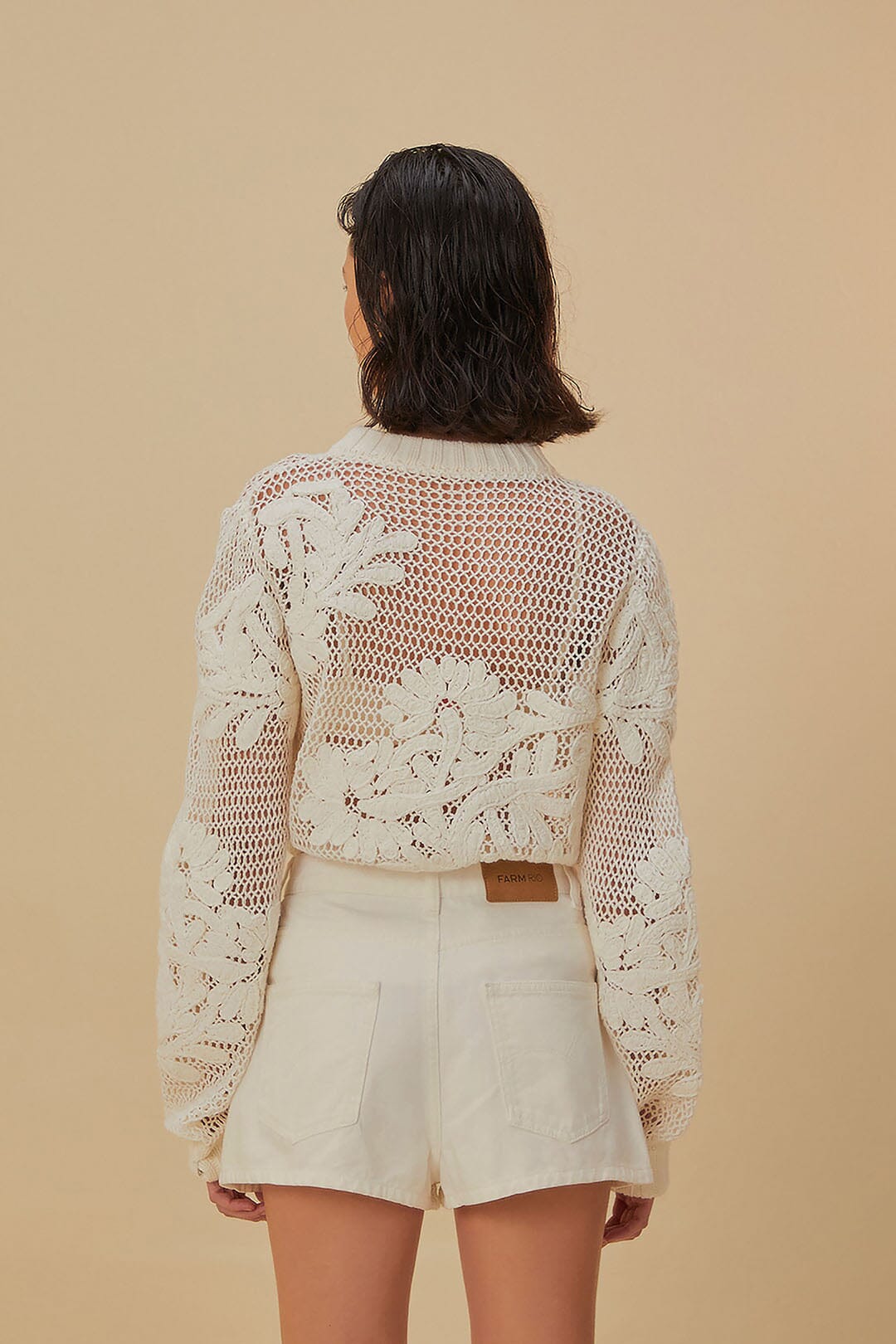 Short en crochet - Blanc