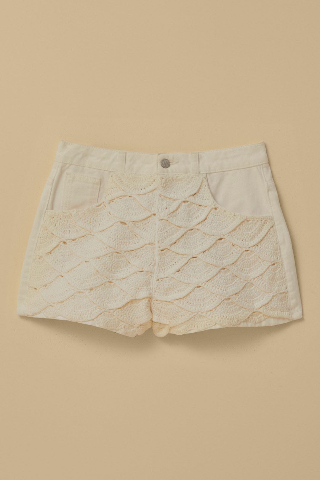 Short en crochet - Blanc