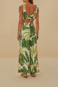 DJV_Tropical Forest Off White Pantalons - Tropical Forest Off White