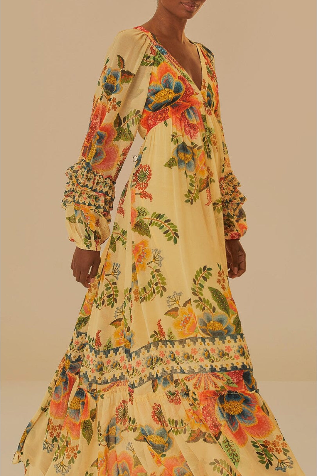 DJV_Delicate Garden Sand Robes longues - Delicate Garden Sand