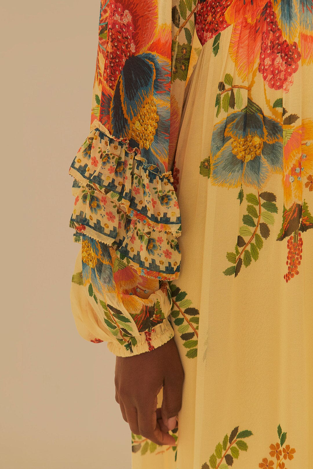 DJV_Delicate Garden Sand Robes longues - Delicate Garden Sand