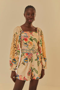 NEW_Delicate Garden Sand Robes courtes - Delicate Garden Sand