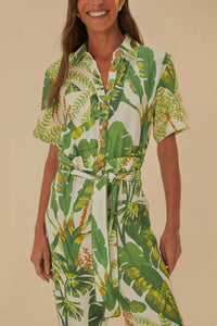 NEW_Tropical Forest Off White Robes courtes - Tropical Forest Off White