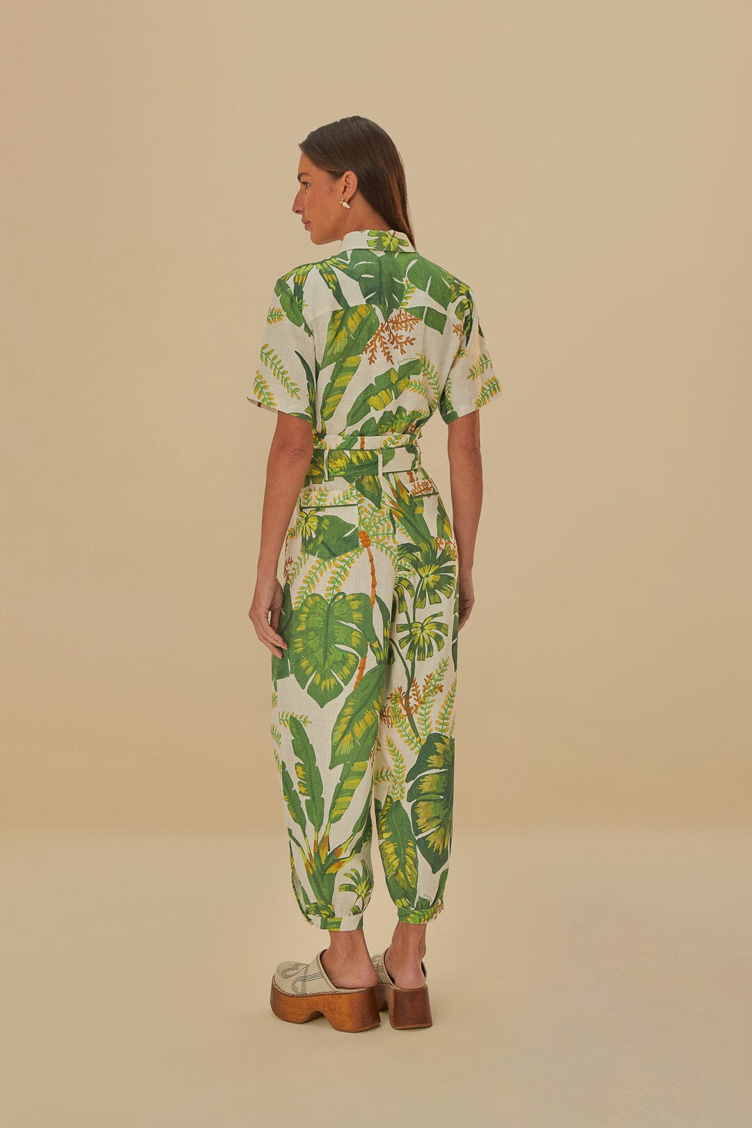 NEW_Tropical Forest Off White Robes courtes - Tropical Forest Off White