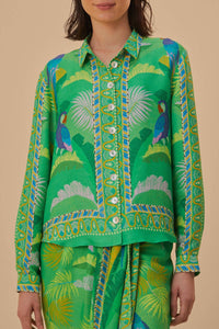 Chemise à manches longues - Vert