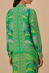 Chemise à manches longues - Vert