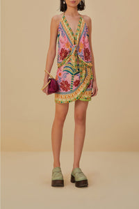 DJV_Fruits Queen Scarf Pink Jupes & Shorts - Fruits Queen Scarf Pink