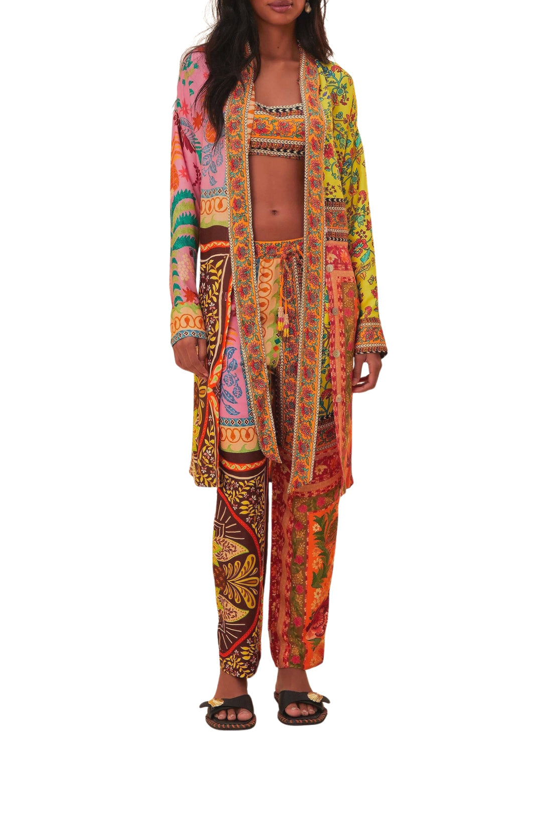 DJV_Scarves Multicolor Pantalons - Scarves Multicolor