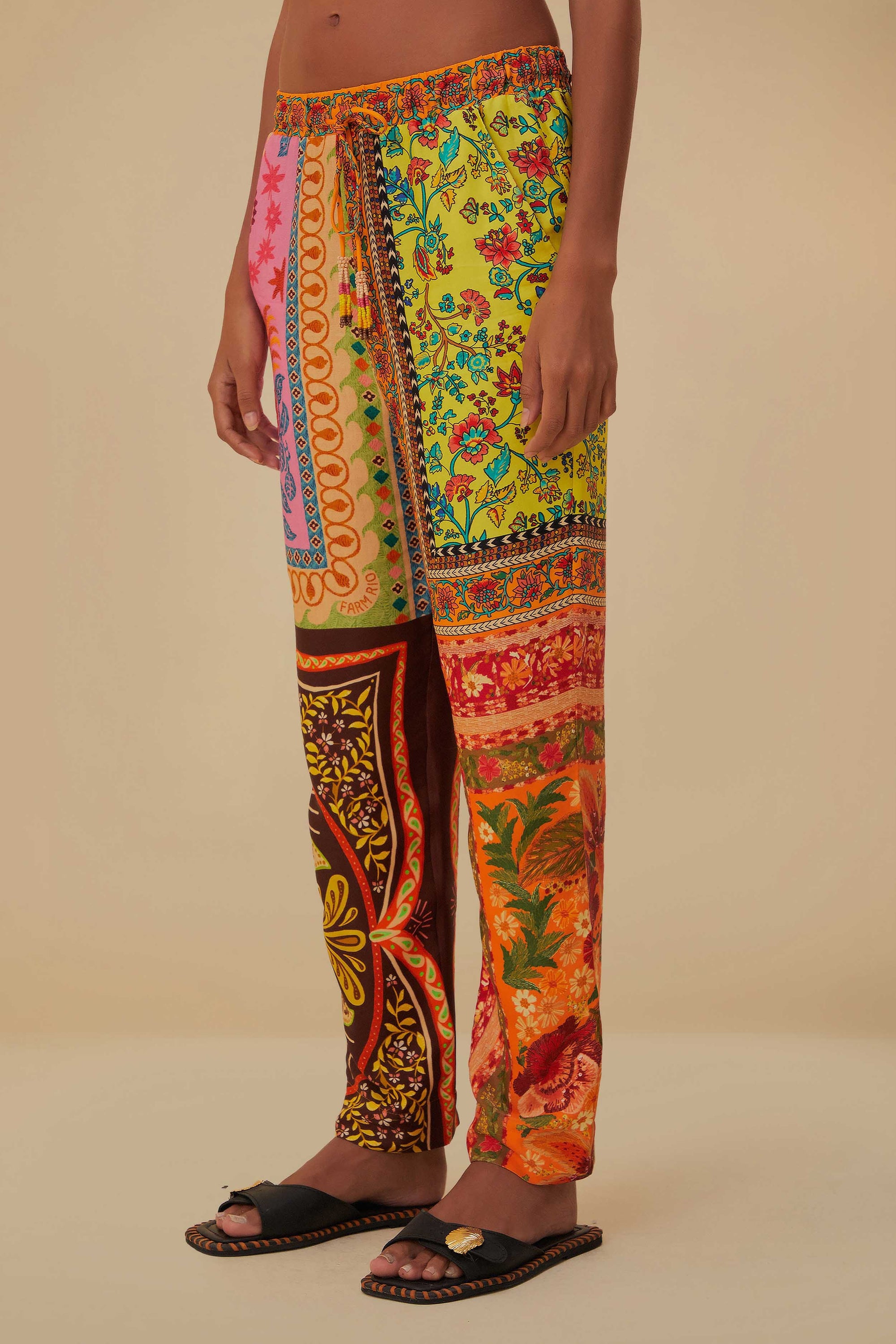 DJV_Scarves Multicolor Pantalons - Scarves Multicolor