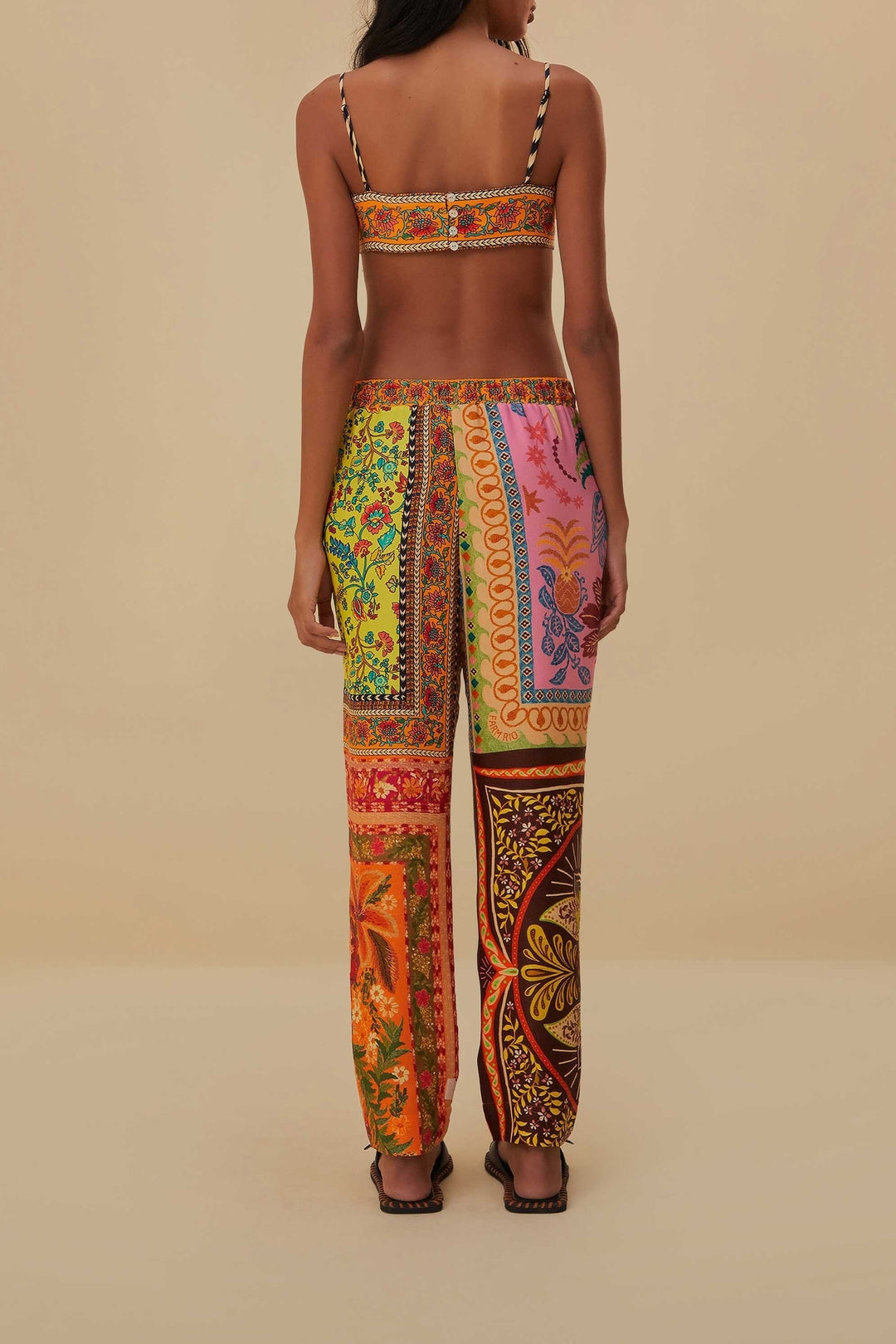 DJV_Scarves Multicolor Pantalons - Scarves Multicolor