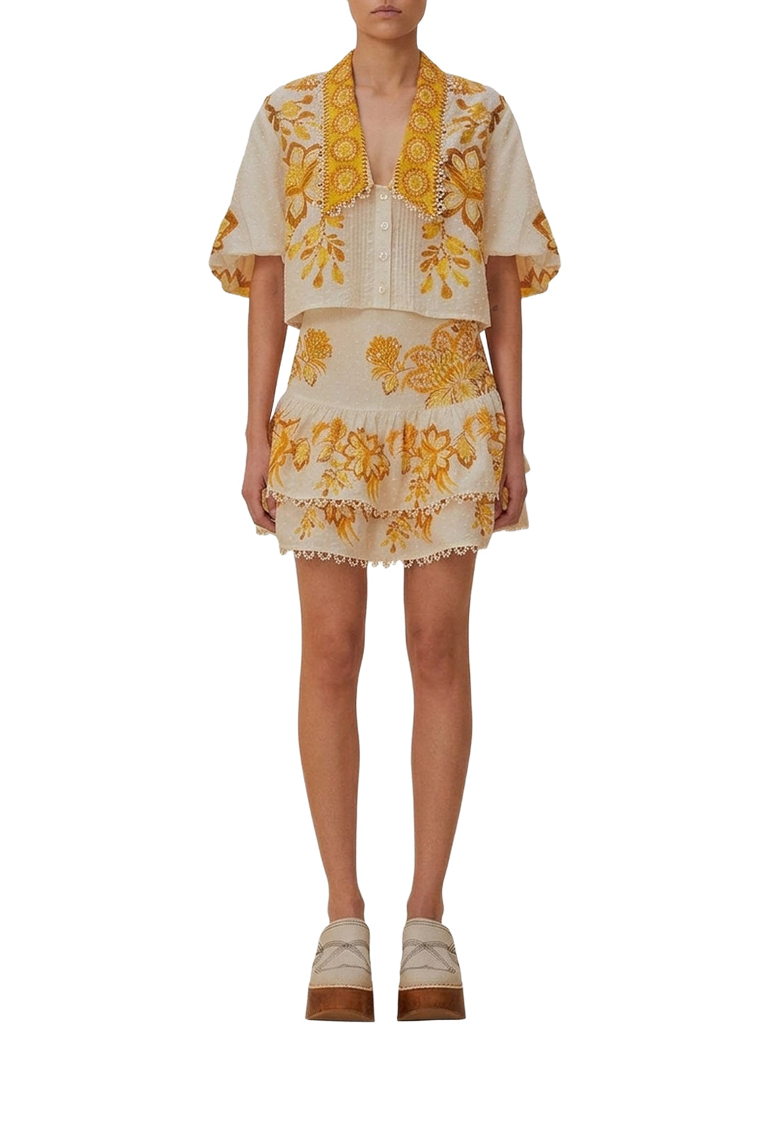 DJV_Floral Off White Chemises & Blouses - Floral Off White