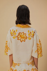 DJV_Floral Off White Chemises & Blouses - Floral Off White