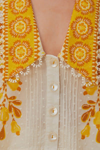DJV_Floral Off White Chemises & Blouses - Floral Off White