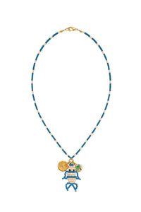 MEDIA OFF LINE_Collar Patua Praiano - Blue