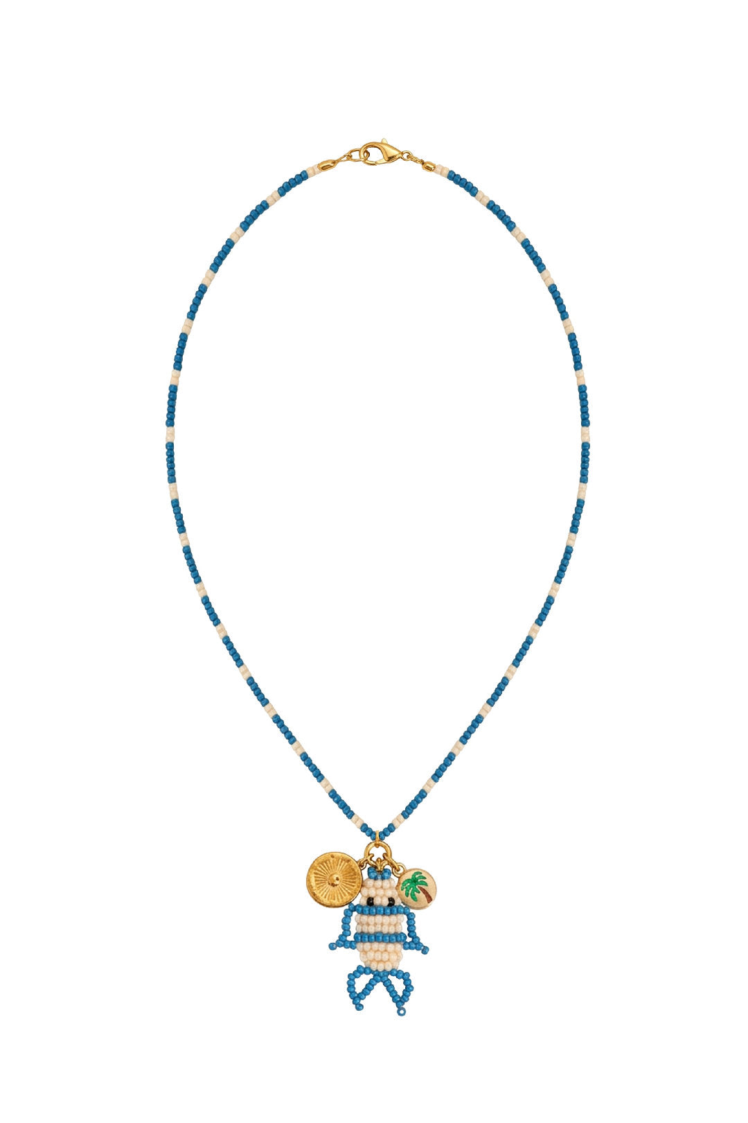 MEDIA OFF LINE_Collar Patua Praiano - Blue