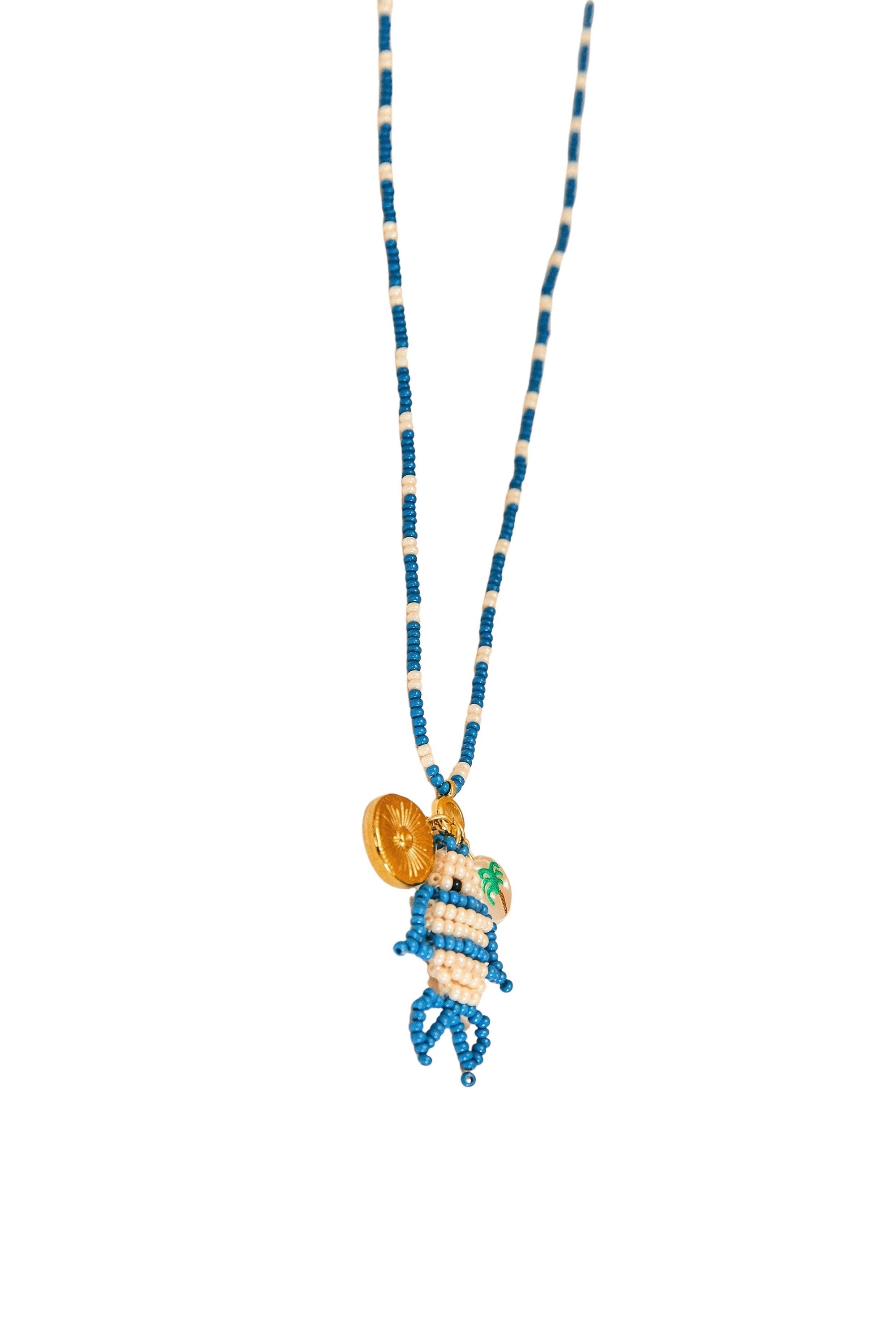 MEDIA OFF LINE_Collar Patua Praiano - Blue