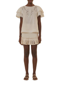 Off White Blouse - Off White