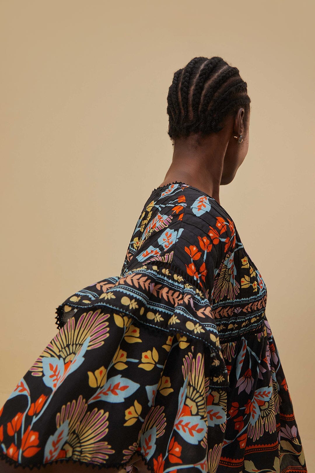 NEW_Flowery Black Chemises & Blouses - Flowery Black