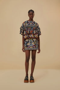 NEW_Flowery Black Chemises & Blouses - Flowery Black