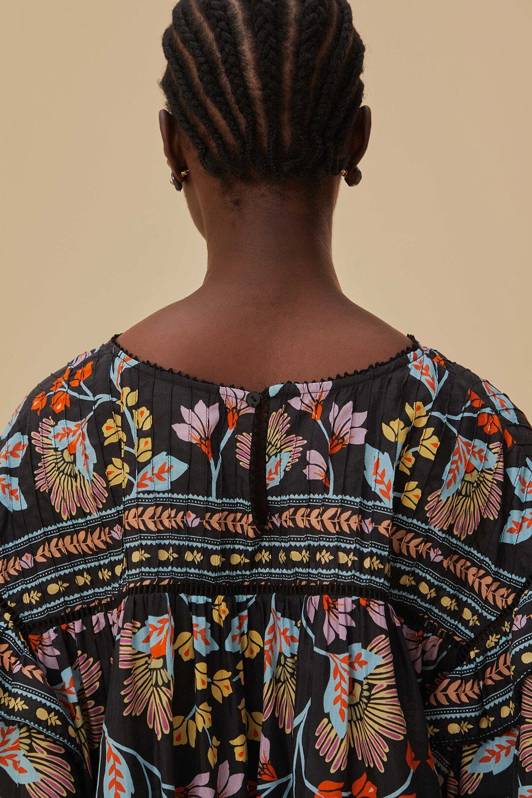 NEW_Flowery Black Chemises & Blouses - Flowery Black