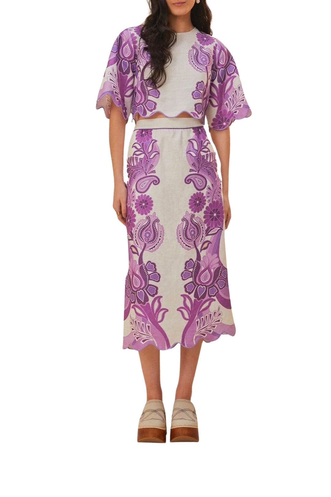 DJV_Color Festival Cream Chemises & Blouses - Color Festival Cream