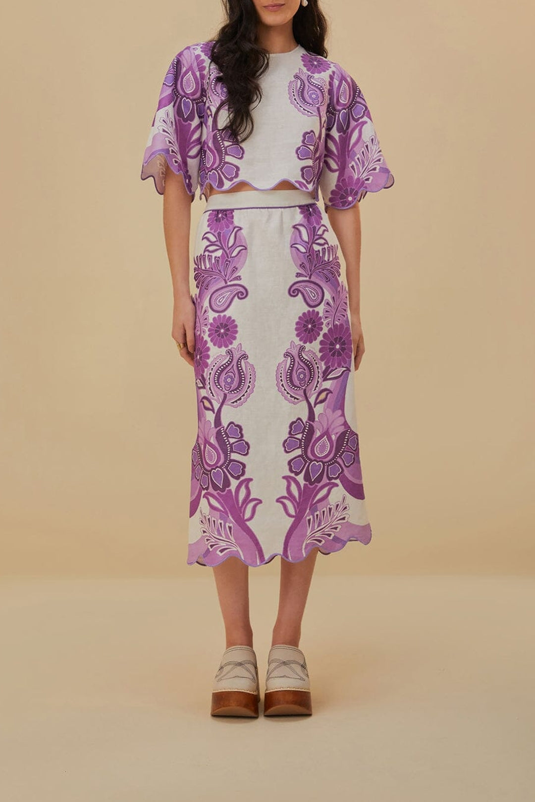 DJV_Color Festival Cream Chemises & Blouses - Color Festival Cream