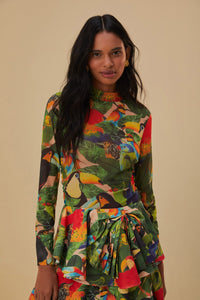 NEW_Bird Leaves Sand Chemises & Blouses - Bird Leaves Sand