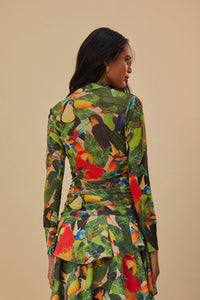 NEW_Bird Leaves Sand Chemises & Blouses - Bird Leaves Sand